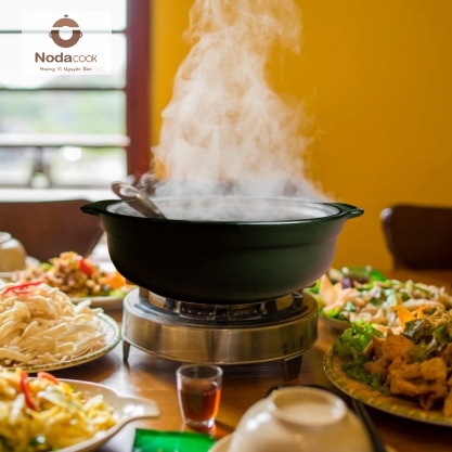 Nồi đất nấu lẩu cỡ lớn 2,8L - NodaCook